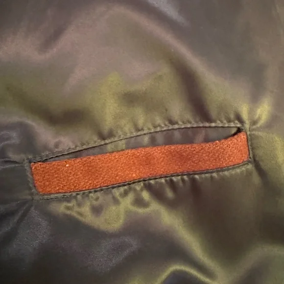 Vintage Warner Brothers Men's Green and Brown Varsity Jacket Size XL - Picture 5 of 5